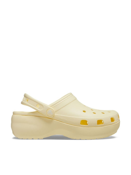 Crocs Classic Platform Clog Γυναικεία Σαμπό Κίτ...