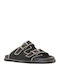 Sandale Casual Damă din Piele Anatomici Negru