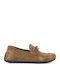 Wildleder Herren Mokassins in Beige Farbe