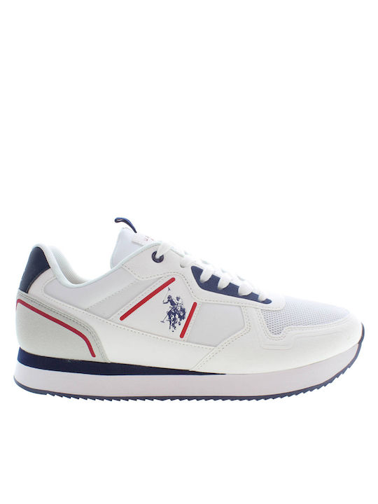 U.S. Polo Assn. Bărbați Sneakers Alb