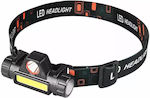 Rechargeable Headlamp LED Orange