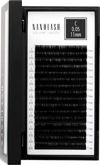 Nanolash Volume Lashes False Eyelashes 0.05 C #11 Mm 1 U