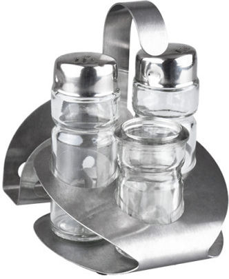 Homestyle Σετ Αλατοπίπερο Inox 2τμχ Homestyle Σετ Αλατοπίπερο Inox 2τμχ