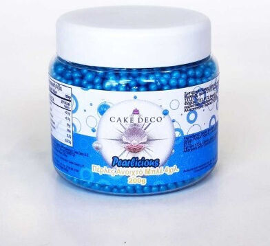 Ανοιχτό Μπλε Γυαλιστερές Πέρλες 4χιλ Pearlicious 200γρ