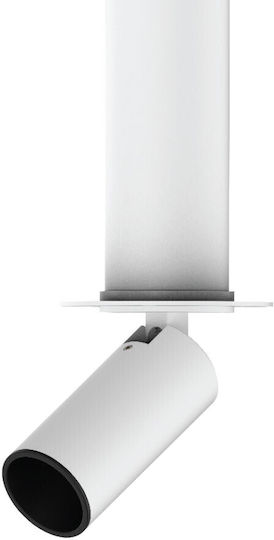 VK Lighting Μονό LED Θερμό Λευκό Σποτ σε Λευκό Χρώμα