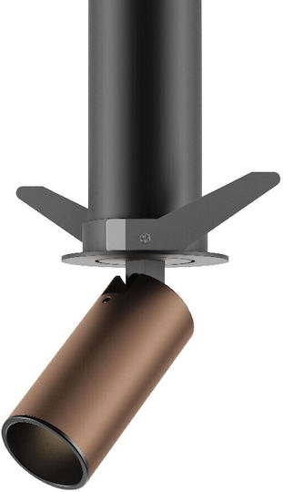 VK Lighting Monos LED Alb Cald Spot în Culoare Bronz