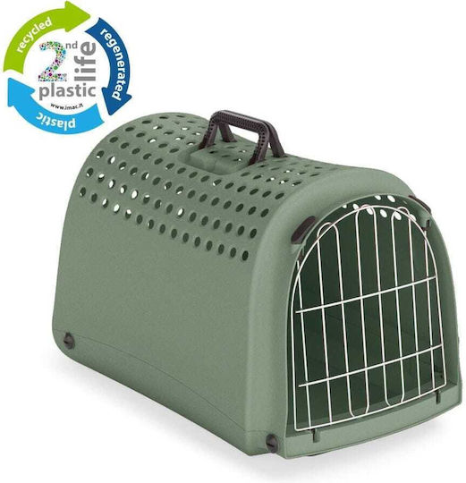 Imac Linus Green Dog Transport Cage 52.5x32x34.5cm