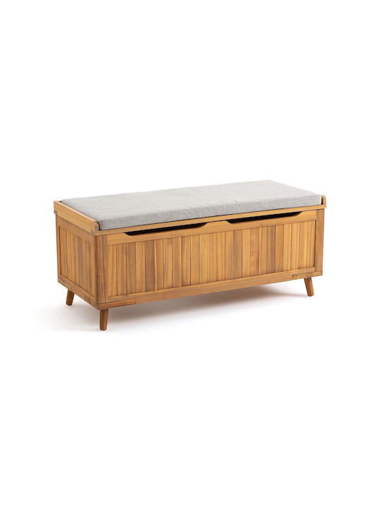 La Redoute Interieurs Cutie de depozitare pentru exterior Lemn Bej L120xW50xH50buc