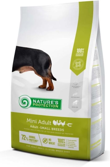 Nature's Protection 7.5kg Trockenfutter für erwachsene Hunde kleiner Rassen mit Huhn, Fleisch, Geflügel und Reis