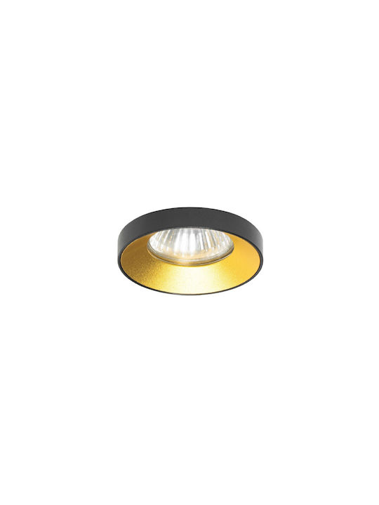 VK Lighting Recessed Spot Black 7.5x7.5cm.