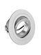 Gtv Metallic Frame for Spot GU10 Silver 9x9cm. 1pcs