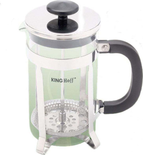 KING Hoff Manual Filter Coffee Maker Stainless Steel Silver 350ml