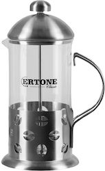 Ertone Rostfreier Stahl Französische Pressstempel-Kaffeemaschine Ertone Rostfreier Stahl Französische Pressstempel-Kaffeemaschine