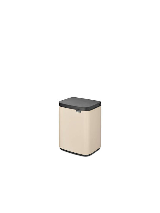 Brabantia Κάδος Απορριμμάτων Πλαστικός Μπεζ 4lt