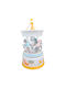 Carusel Handmade Muzical din Lemn 1buc 6061455 Alb