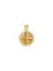 14k Gold St. Constantine Charm