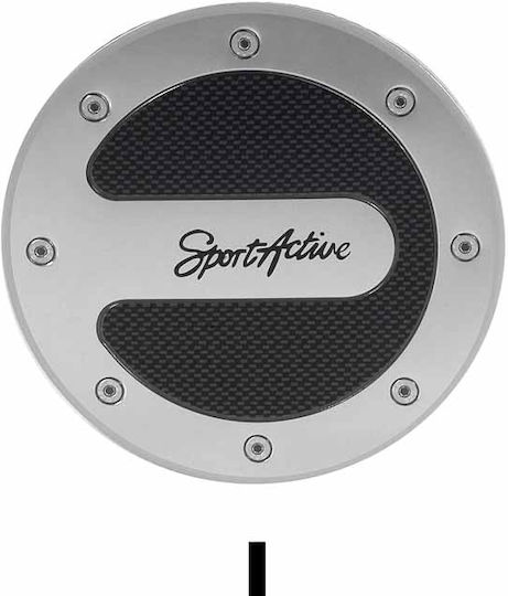 Autoline Car Protective Stickers Aluminum "I" for Car Gas Cap 1pcs