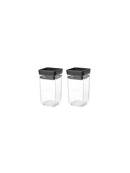 Brabantia Vase General Use with Lid Plastic Gray 150ml