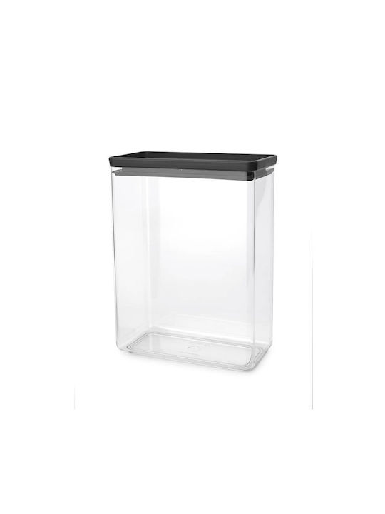 Brabantia Κουτί Γενικής Χρήσης με Καπάκι Πλαστικό Γκρι 5400ml