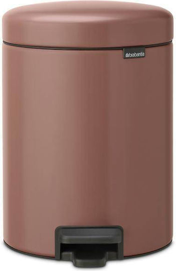 Brabantia Newicon Μεταλλικό Καλαθάκι Μπάνιου 5lt Καφέ