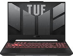 Asus TUF Gaming A15 FA507UI-LP034W 15.6" FHD 144Hz (Ryzen 9-8945HS/16GB/1TB SSD/GeForce RTX 4070/W11 Acasă) Mecha Gray (Tastatură US)