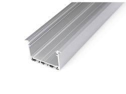 Lumines External LED Strip Aluminum Profile with Transparent Cover 100x5.1x3cm