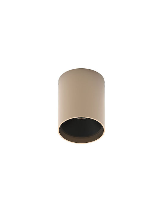 VK Lighting Στεγανό Σποτ Οροφής Εξωτερικού Χώρου με Ενσωματωμένο LED σε Χρυσό Χρώμα 64174-058776