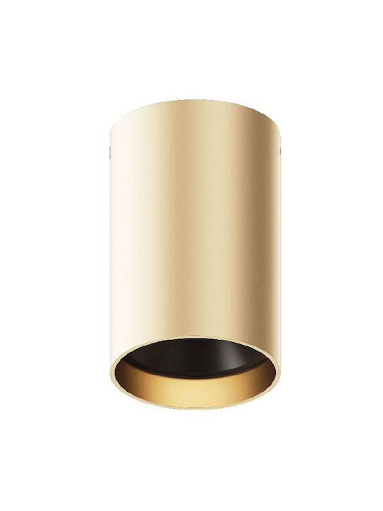 VK Lighting Waterproof Outdoor Ceiling Spot with Integrated LED in Gold Color 64174-053776