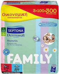 Septona Dermasoft Chamomile 3x100τμχ Septona Dermasoft Chamomile 3x100τμχ