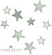 Decorative Animal for DIY Crafts Silver 10pcs 3x3cm