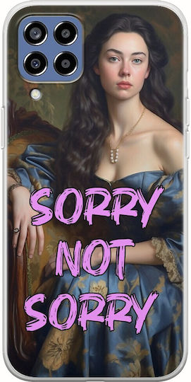 Vintage Lady Sorry Not Sorry Samsung Galaxy M33 5g Flexible Tpu Διάφανη Σιλικόνη