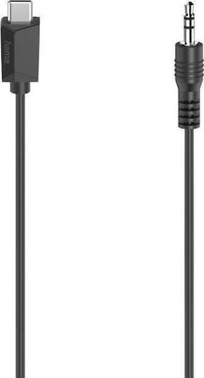 HAMA USB 2.0 Кабел USB-C Мъжки - 3,5 мм Черен 0,75 м 00200729
