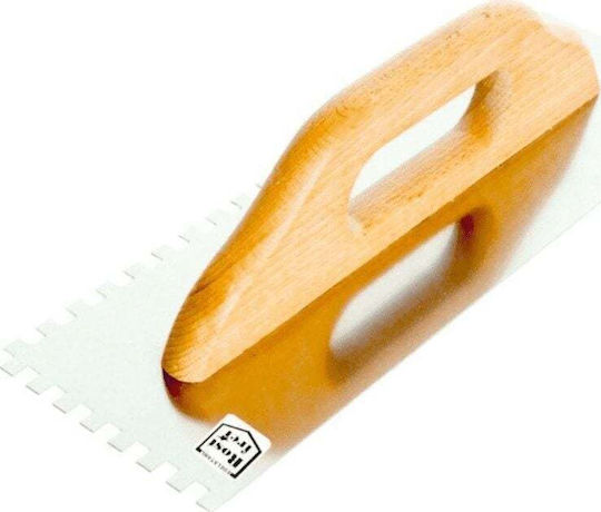 EPM Spatula Wooden Serrated 380x130mm with Wooden Handle E-323-6383