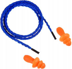 Zola Silicone Earplugs with Cord Orange 2pcs ZK11573QWS2