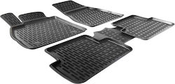 Perflex Set Front and Back 4pcs for Volkswagen Tiguan 08-16 Black
