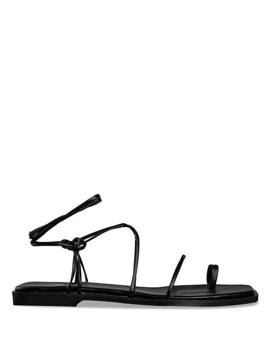 Mairiboo for Envie Leather Gladiator Women's Sandals Black