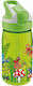 Polo Jannu Kids Water Bottle made of Plastic Tritan Thermos with Straw Green 450ml
