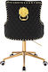 Beauty Chair with Adjustable Height Black