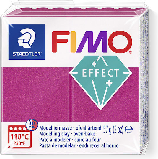 Staedtler Fimo-effect Polymer Clay 57gr 21 Metallic Bordeaux