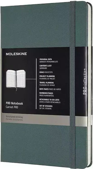 Moleskine Cover Σημειωματάριο A5 240 Φύλλων Γκρι