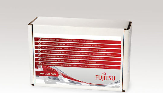 Fujitsu Verbrauchsmaterial-Kit Fi-6670 6770 6750 Fi-5650 Scanner 2xbr+2xpr