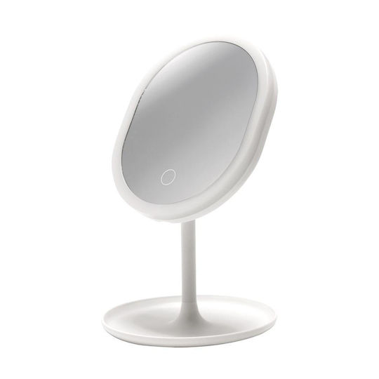 Struhm Makeup Mirror Purse with Light 16x29.5cm White