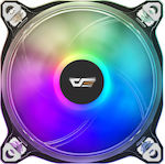 Darkflash CF8 Pro Case Fan 120mm με RGB Φωτισμό και Σύνδεση 3-Pin 3τμχ