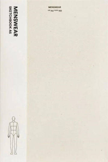 Fashionary Menswear Sketchbook A5 0320 Fashionary Menswear Sketchbook A5 0320