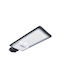 Eco Light Външна Стояща Лампа LED Улично Осветление 100W с Студено Бяла Светлина IP65 Черна