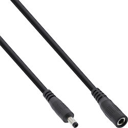 Inline Inline DC Extension Cable Male Female DC Plug 4.0x1.7 mm AWG 18 Black 5 m Inline Inline DC Extension Cable Male Female DC Plug 4.0x1.7 mm AWG 18 Black 5 m