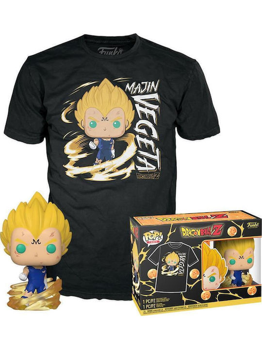 Funko Pop! Tees Animație: Dragon Ball Z - Majin Vegeta Strălucește în întuneric Exclusiv