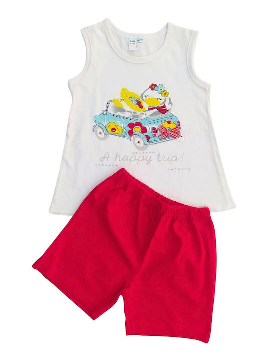 Baby Train Kids Pyjamas white