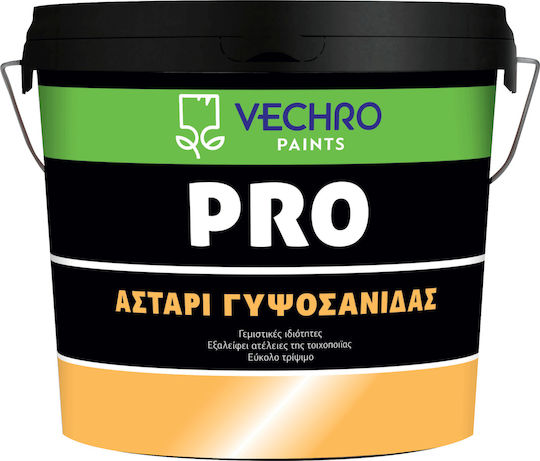 Pro Ασταρι Γυψοσανιδας Υδατοδιαλυτο Ασταρι Ακρυλικης Βασης Λευκο 3lt Vechro 107303γ