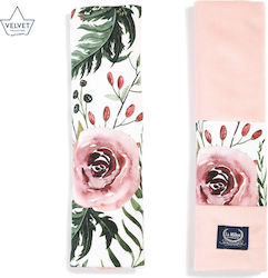 La Millou Μαξιλαράκι Ζώνης Ροζ Wild Blossom Velvet